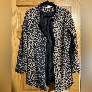 Hipster row cheetah blazer size L